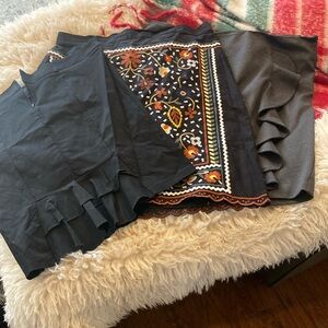 Bundle 3 adorable skirts, Eloqui, Torrid and Lane Bryant